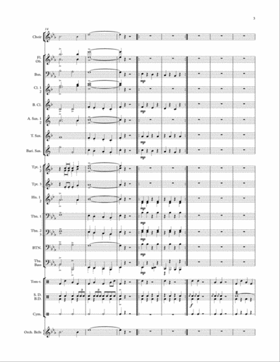 US Forces Service Medley Concert Band scores gallery preview page 4