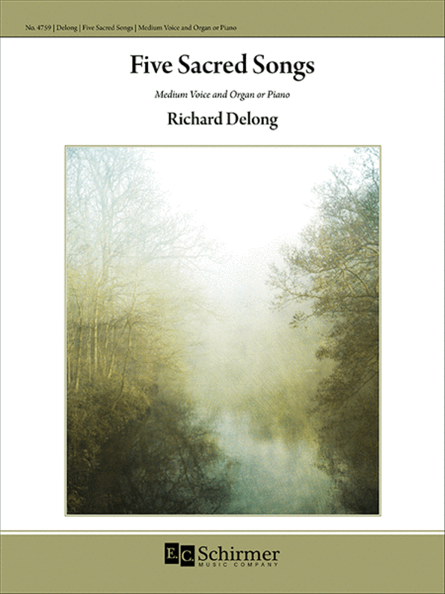 Five Sacred Songs Five Sacred Songs Medium Voice scores gallery preview page 1