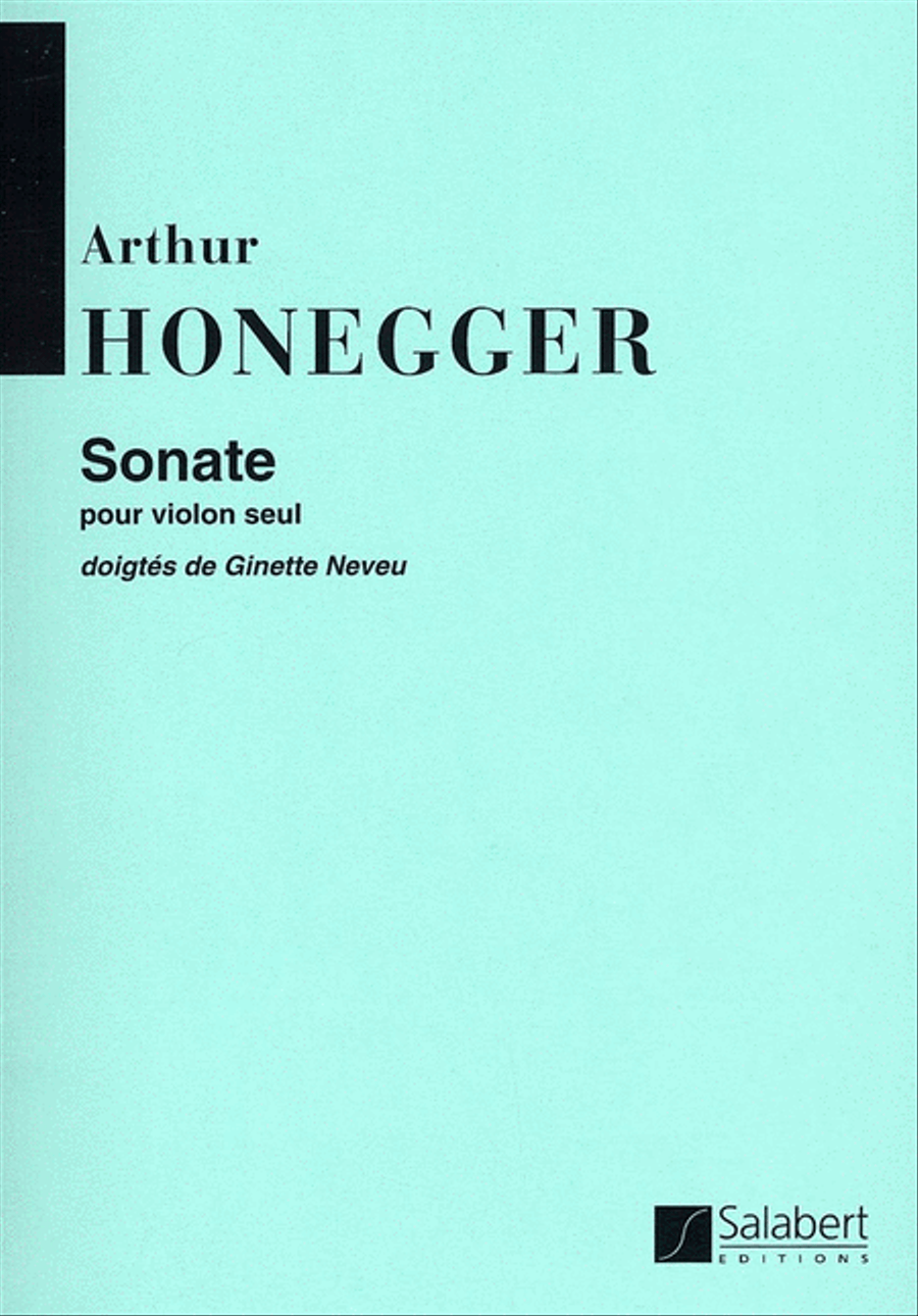 Sonate Violin Solo scores gallery preview page 1