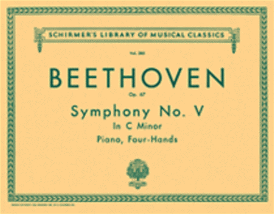 Symphony No. 5 in C minor, Op. 67 Piano Duet scores gallery preview page 1