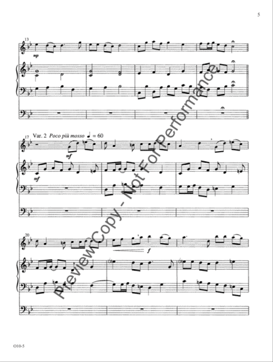 Noel Nouvelet - organ and flute Flute scores gallery preview page 3