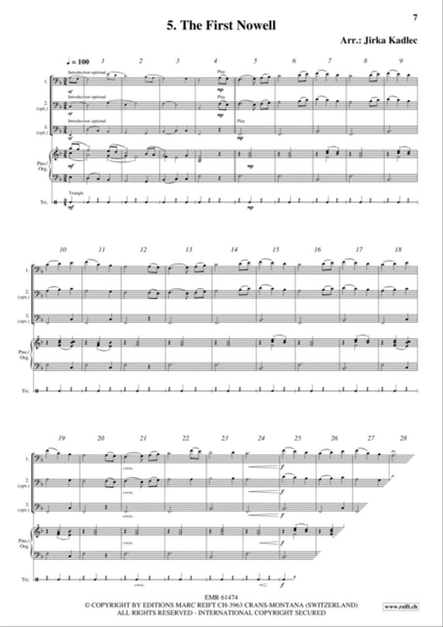 12 Easy Christmas Songs String Duet scores gallery preview page 7