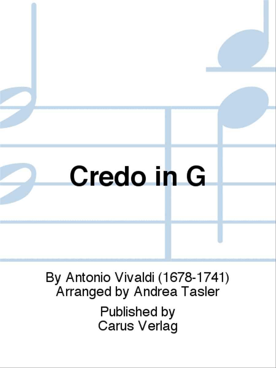 Credo in G SA scores gallery preview page 1