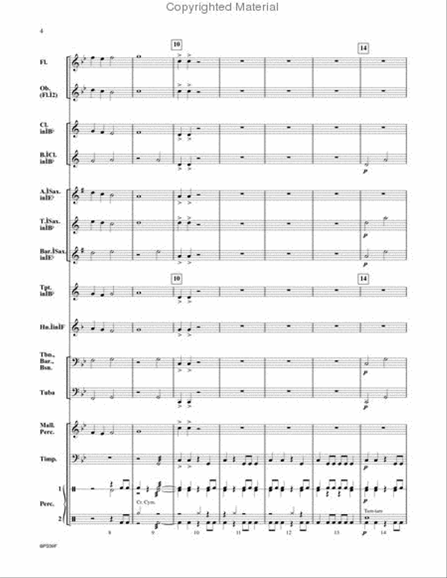Arrival at Normandy Arrival at Normandy Concert Band scores gallery preview page 3