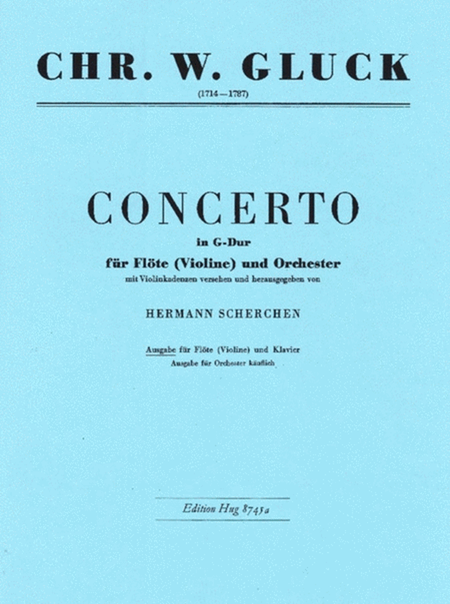 Concerto G Fl/Pno