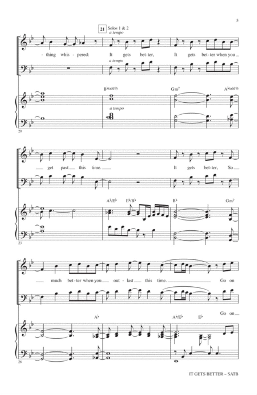 It Gets Better 4-Part scores gallery preview page 3