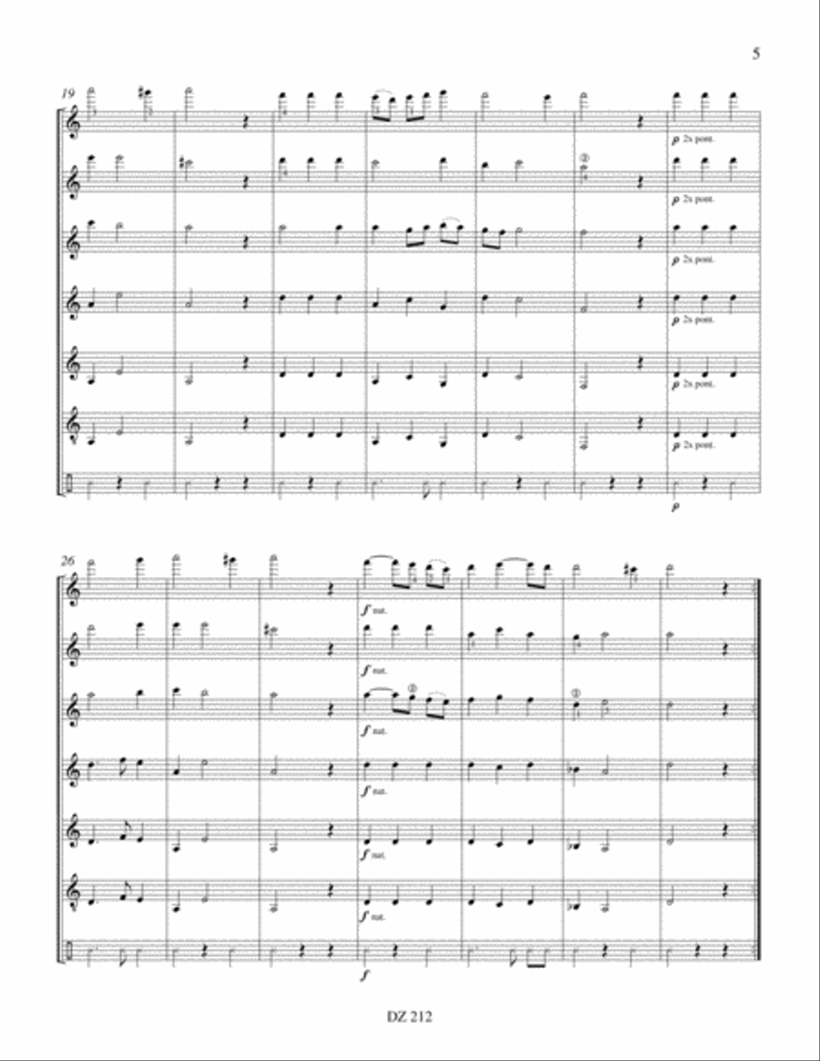 Basse danses Basse danses Guitar Ensemble scores gallery preview page 5