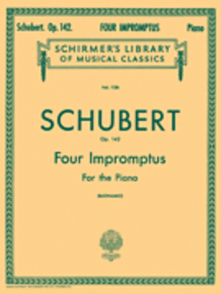 Book cover for 4 Impromptus, Op. 142