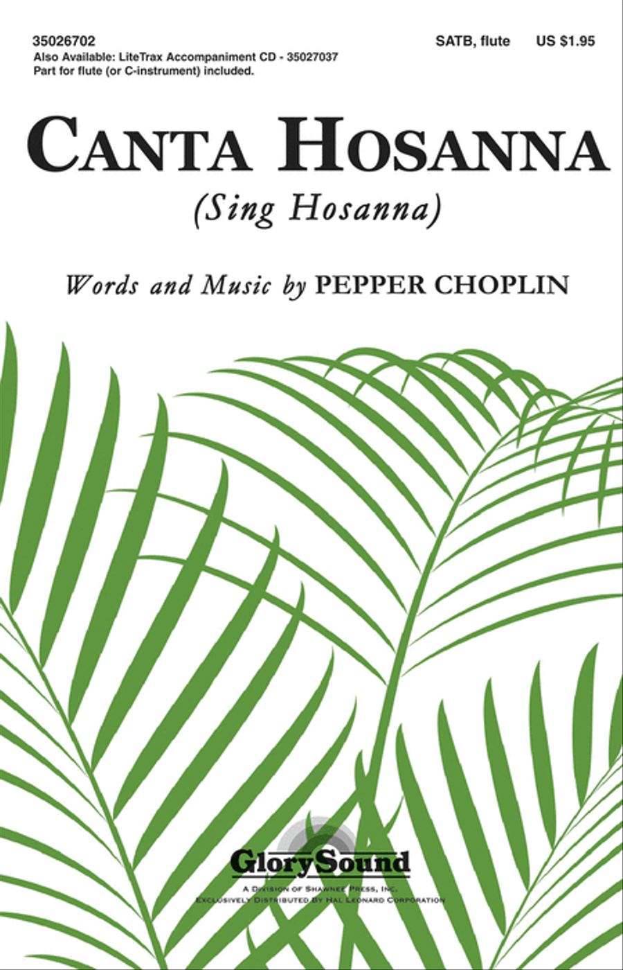 Canta Hosanna 4-Part scores gallery preview page 1
