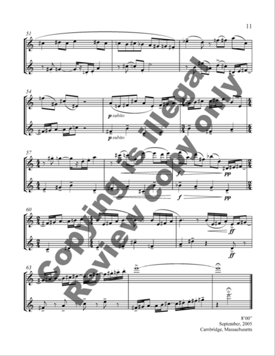 Aerial Music Aerial Music Piccolo scores gallery preview page 10