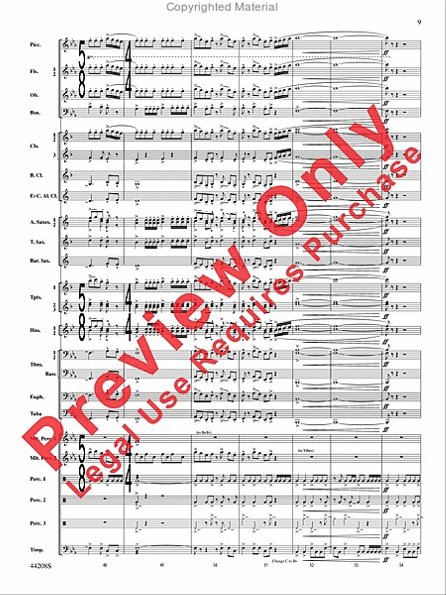 Undecim Undecim Concert Band scores gallery preview page 10