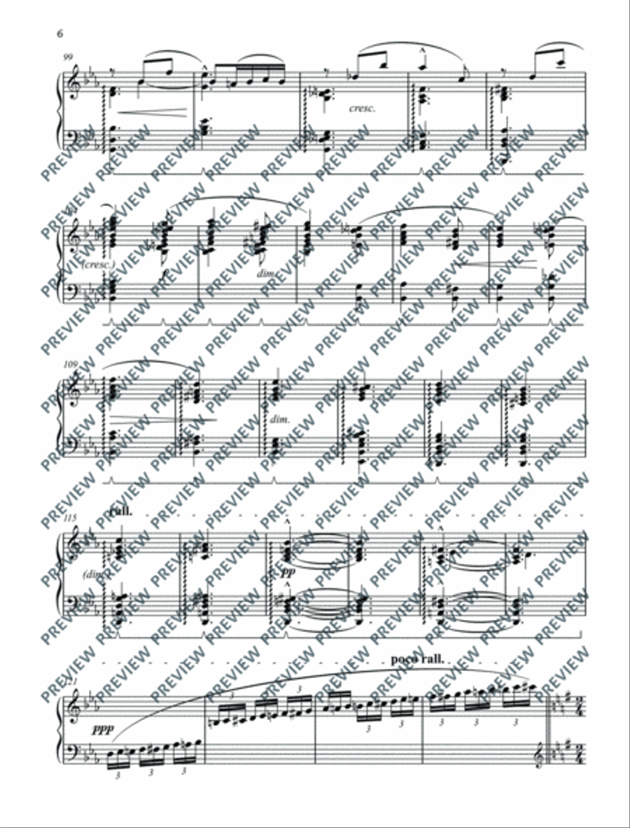 Papillon Piano Solo scores gallery preview page 9