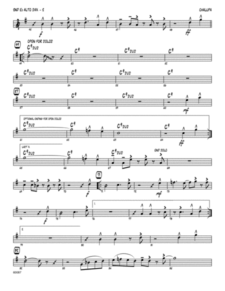 Chalupa - 2nd Eb Alto Saxophone
