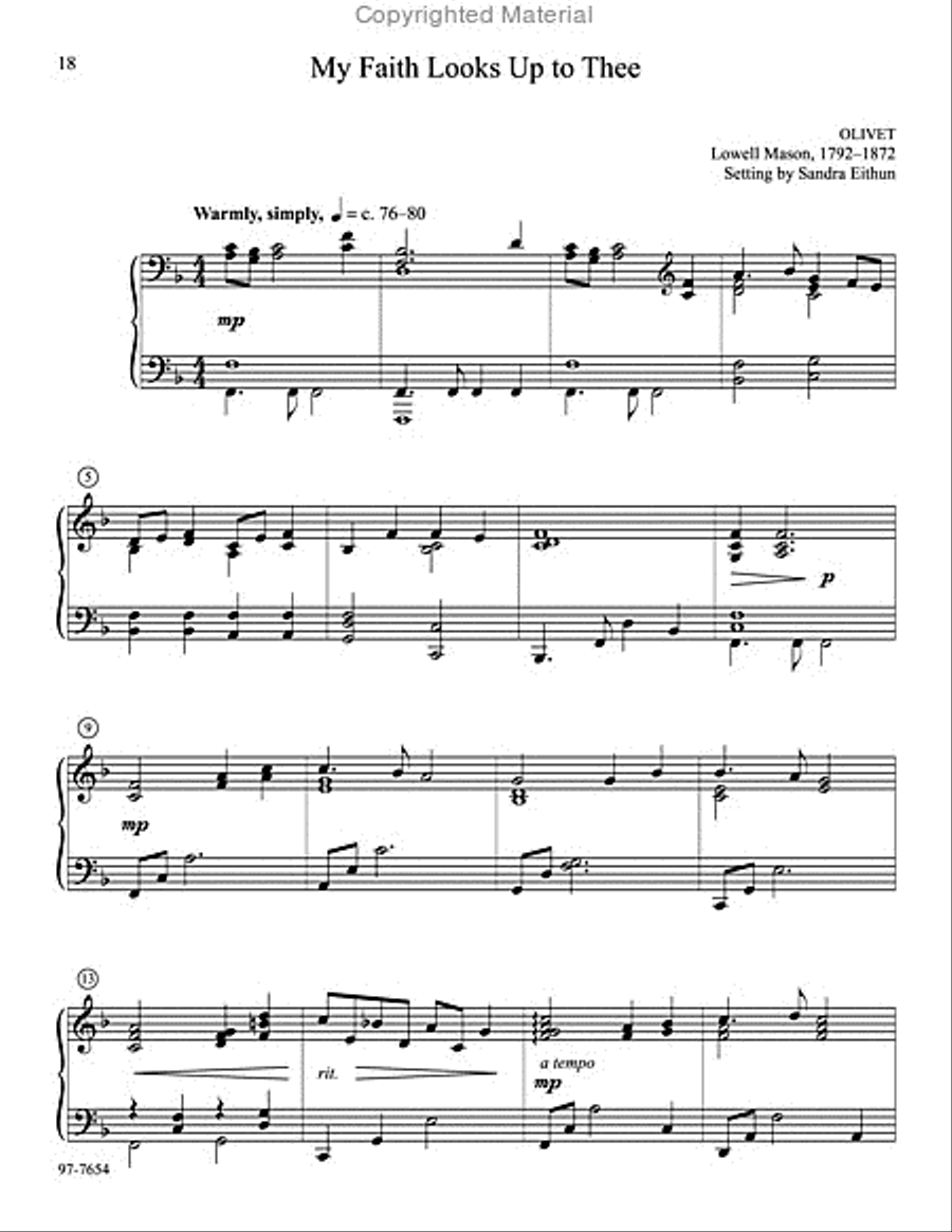 Go to Dark Gethsemane: Piano Music for Lent and Holy Week Piano Solo scores gallery preview page 7