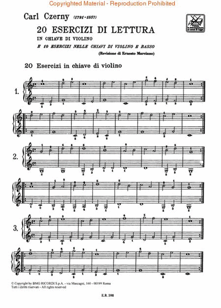 20 Sight Reading Exercises for Piano