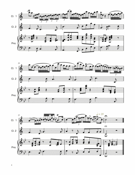 Arioso BWV 156 - Clarinet Duet w/ Piano image number null