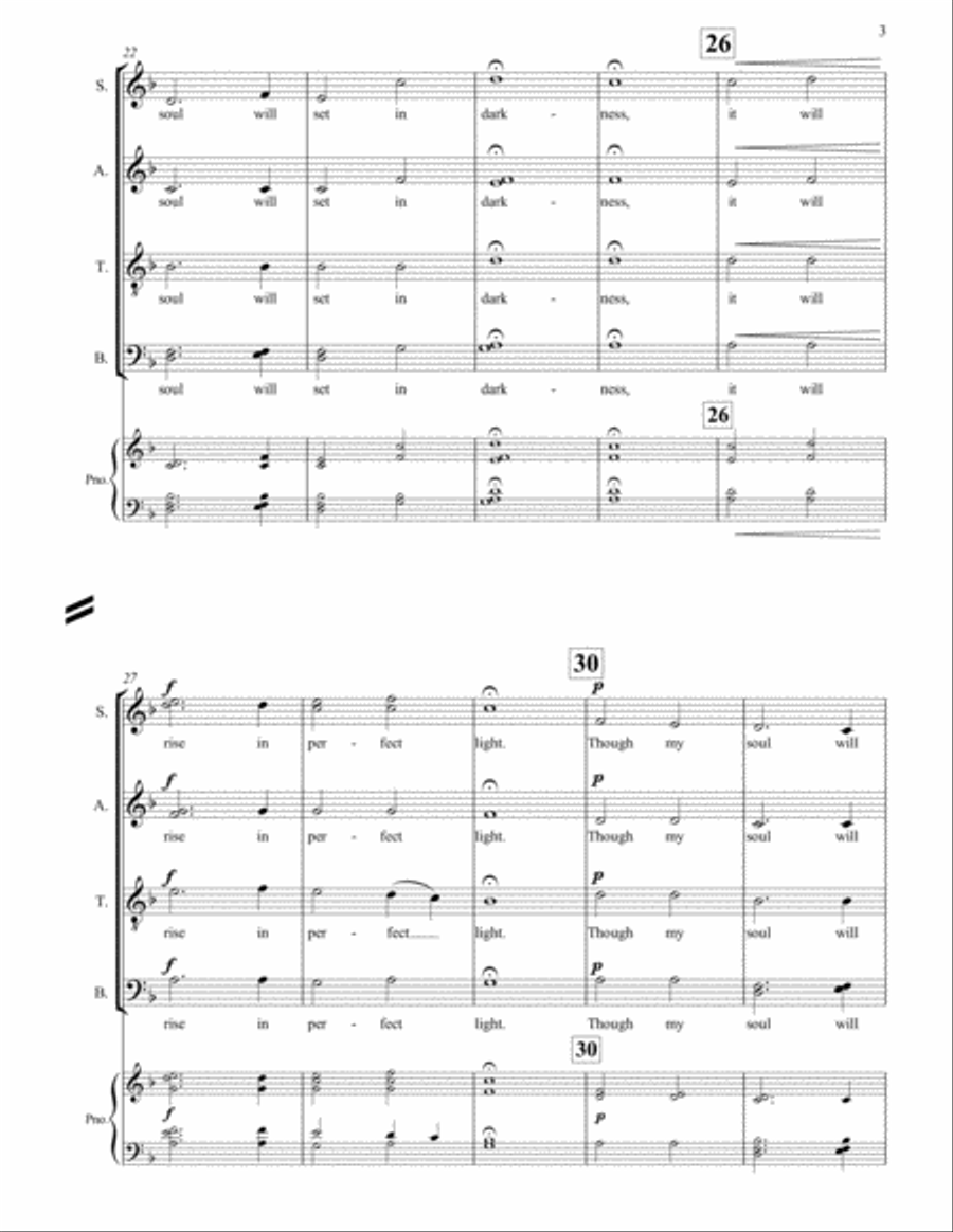 In Perfect Light 4-Part scores gallery preview page 5