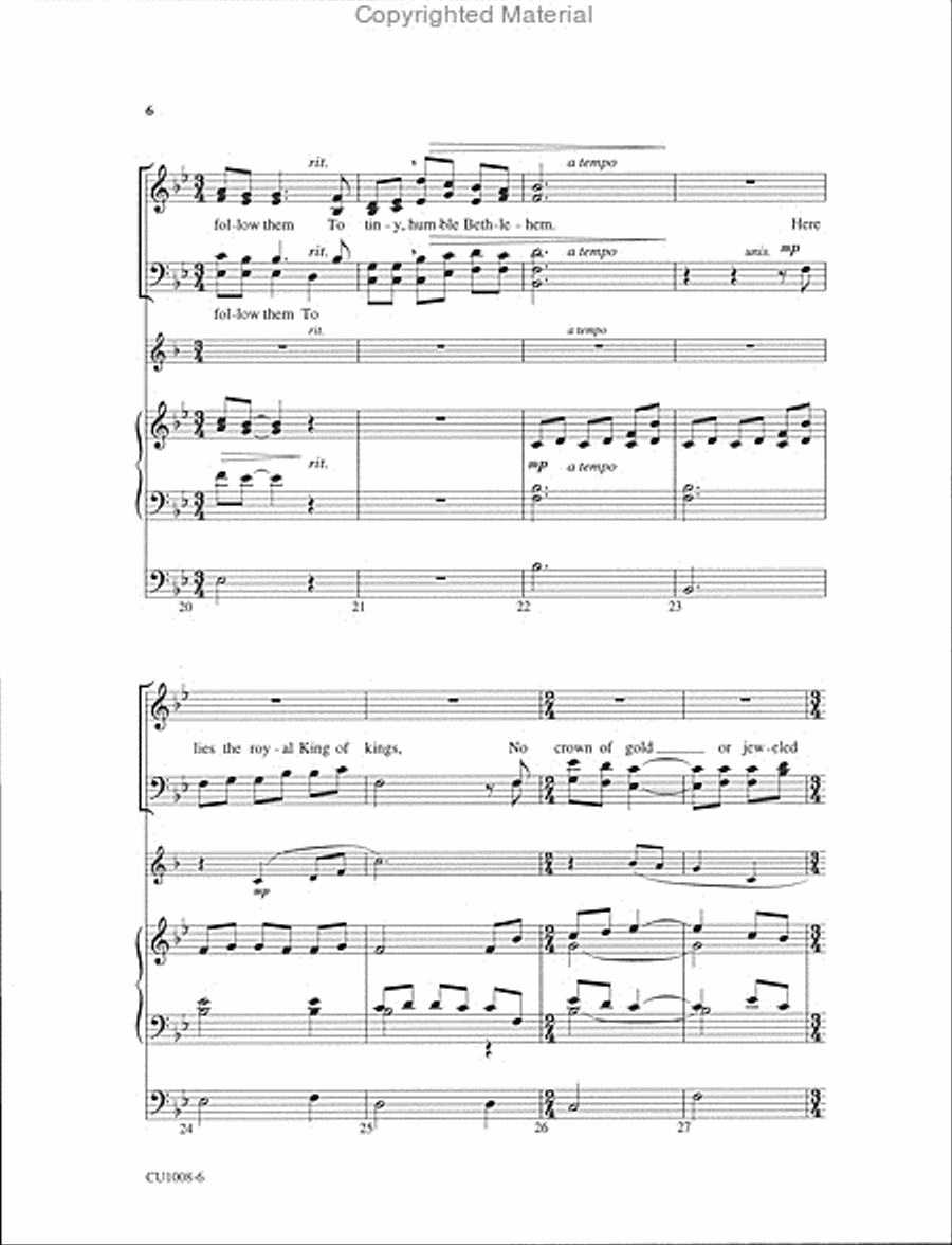 Come Join Their Song 4-Part scores gallery preview page 5