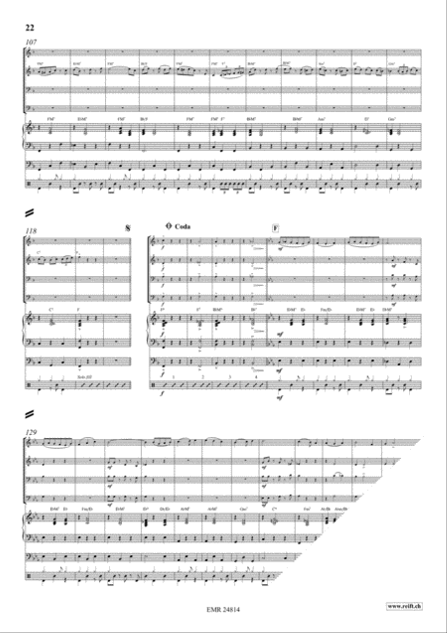 Play With Your Band Volume 4 Woodwind Quartet scores gallery preview page 8