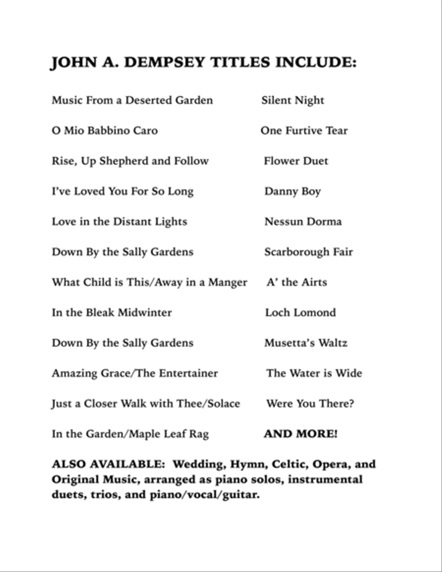 Silent Night (Trio for Alto Sax, Tenor Sax and Piano) Small Ensemble scores gallery preview page 2