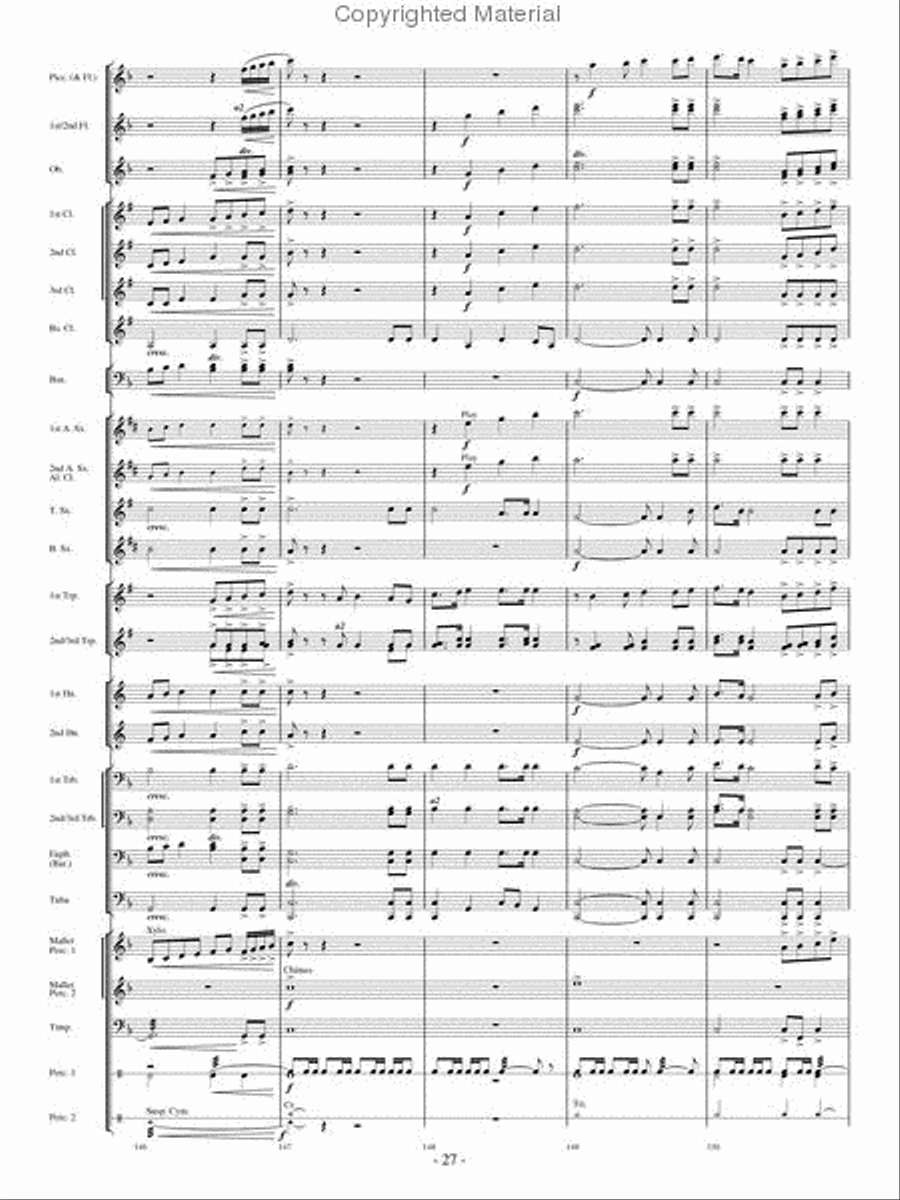 High Country Celebration Concert Band scores gallery preview page 26
