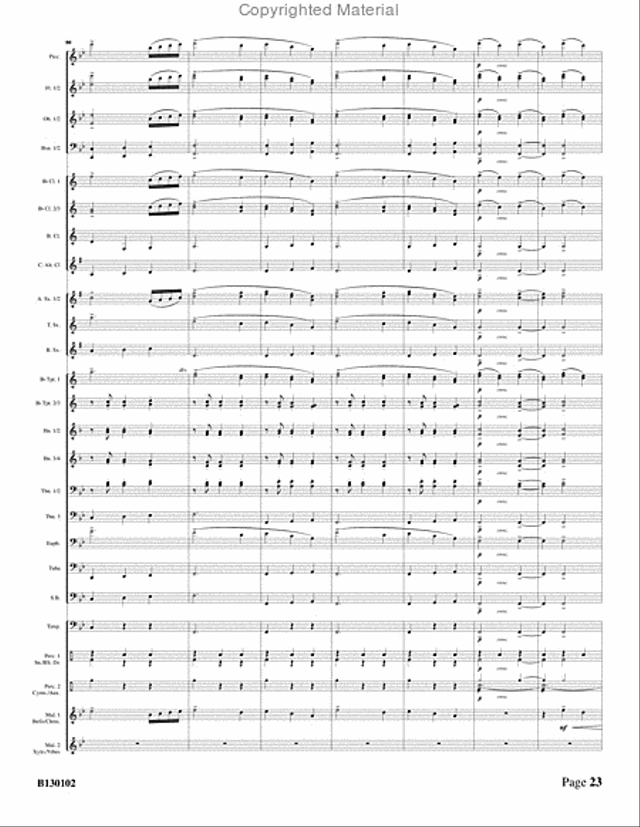 Gazebo Portraits Concert Band scores gallery preview page 26