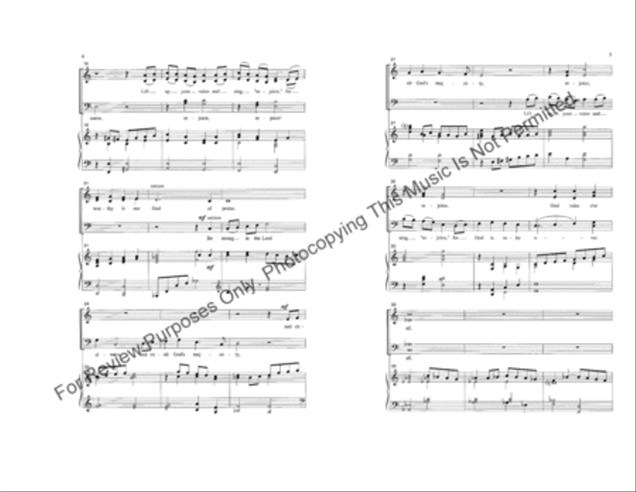Rejoice in the Lord Choir scores gallery preview page 3
