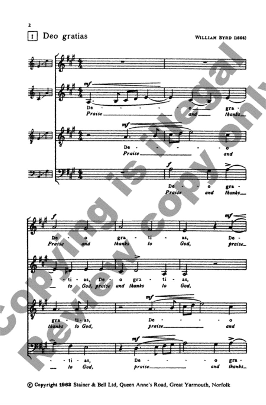 Invitation to Madrigals, Book 2 4-Part scores gallery preview page 26