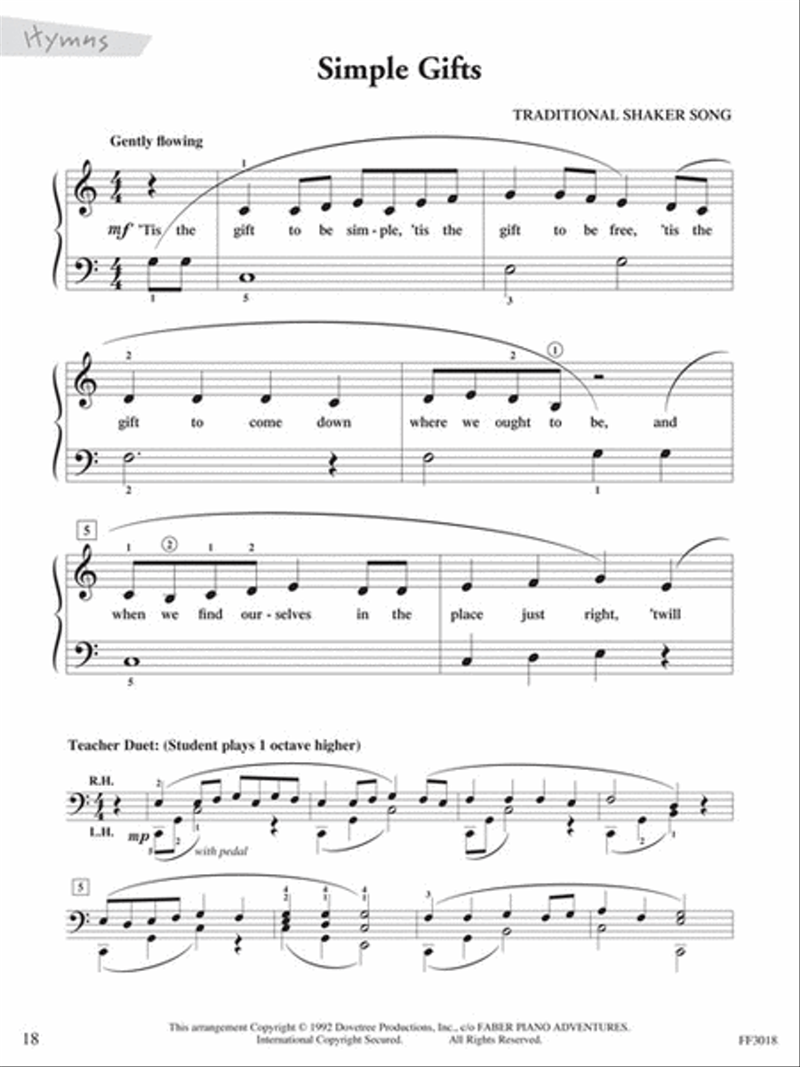 Faber Studio Collection Piano Method scores gallery preview page 6