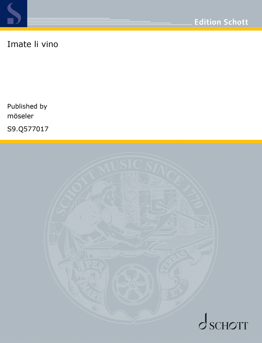 Imate li vino 4-Part scores gallery preview page 1