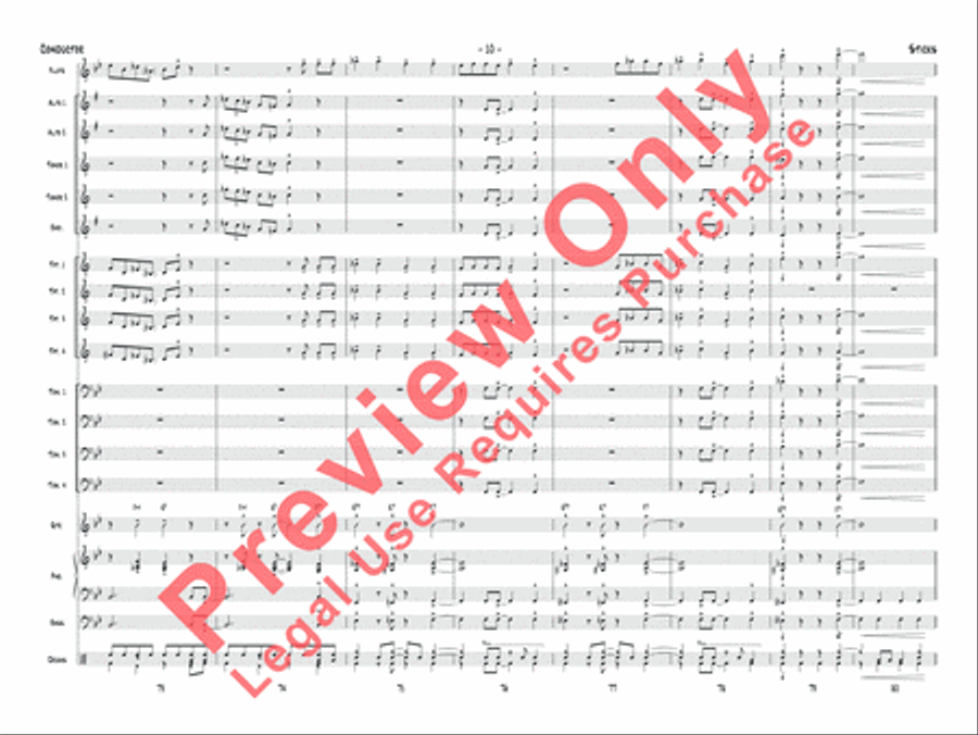 Sticks Jazz Ensemble scores gallery preview page 29
