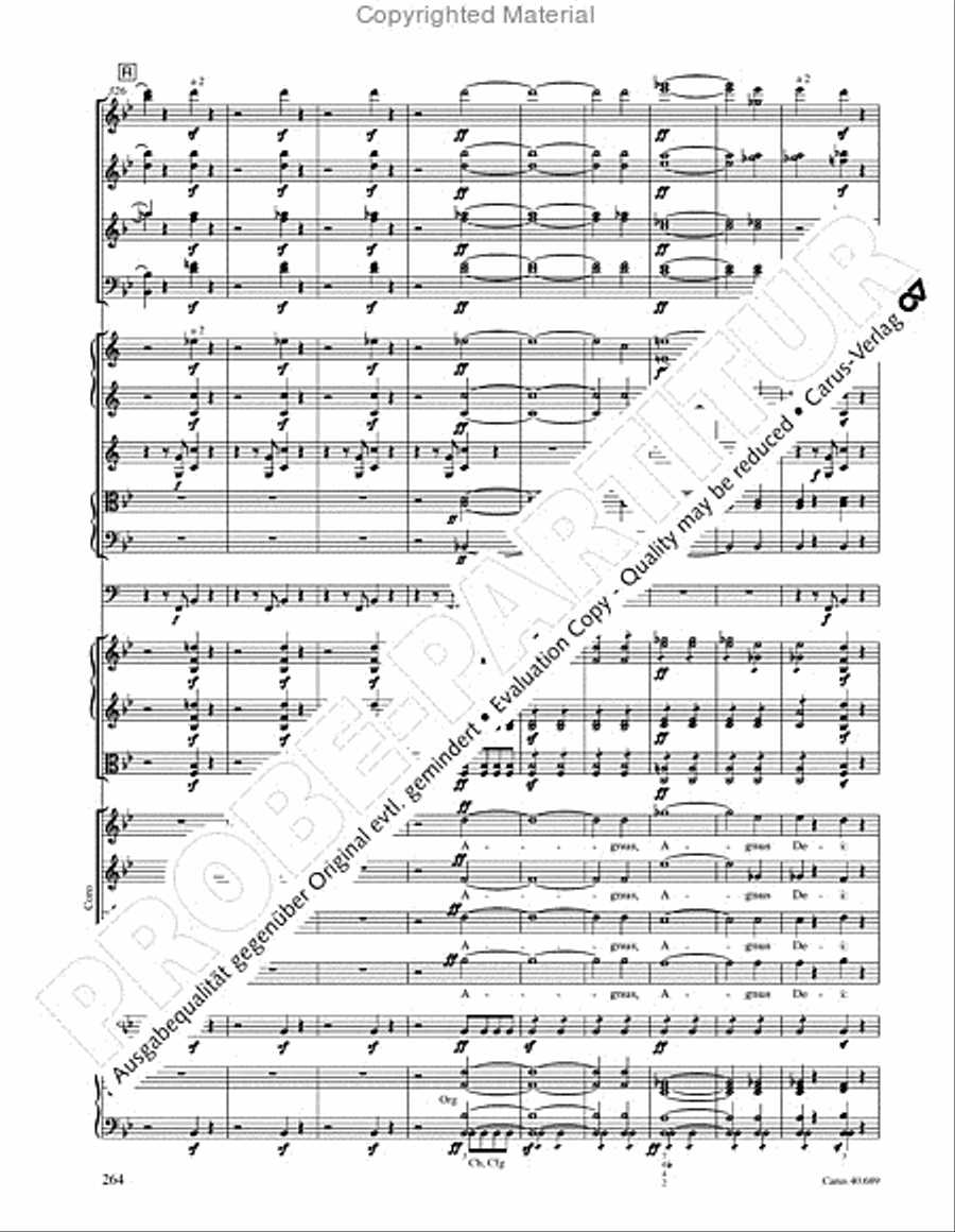 Missa solemnis Missa solemnis 4-Part scores gallery preview page 280