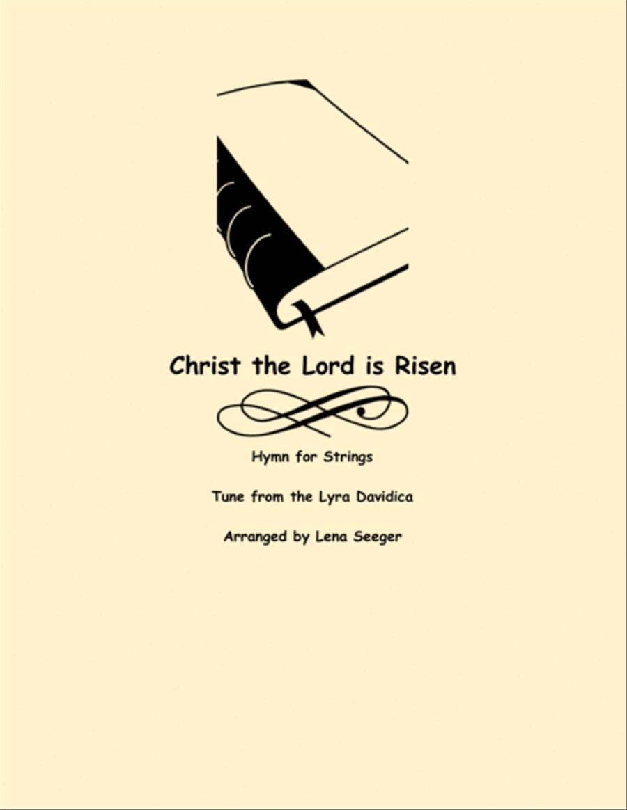 Christ the Lord is Risen String Quartet scores gallery preview page 1