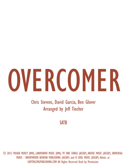 Overcomer image number null