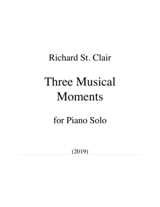 Three Musical Moments for Solo Piano (2019)