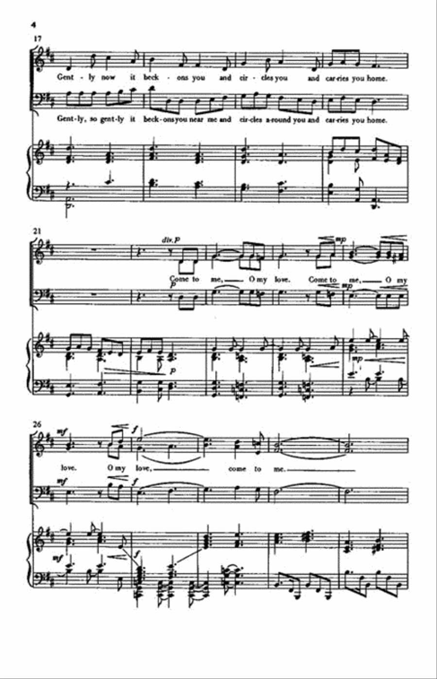 Come to Me, O My Love 3-Part scores gallery preview page 3