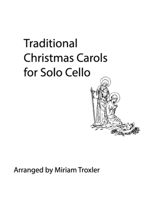 Book cover for Traditional Christmas Carols for Solo Cello
