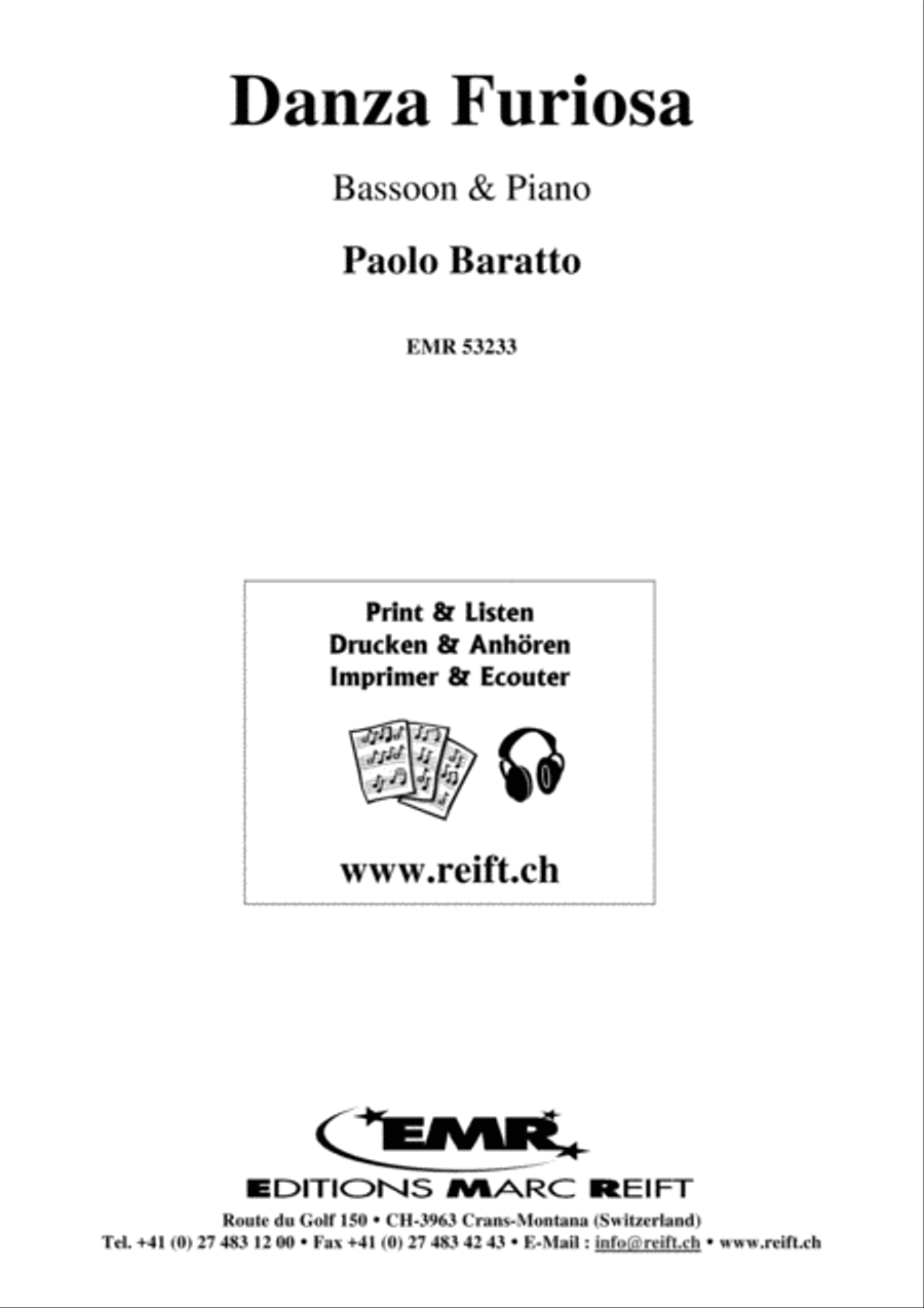 Danza Furiosa Bassoon Solo scores gallery preview page 2