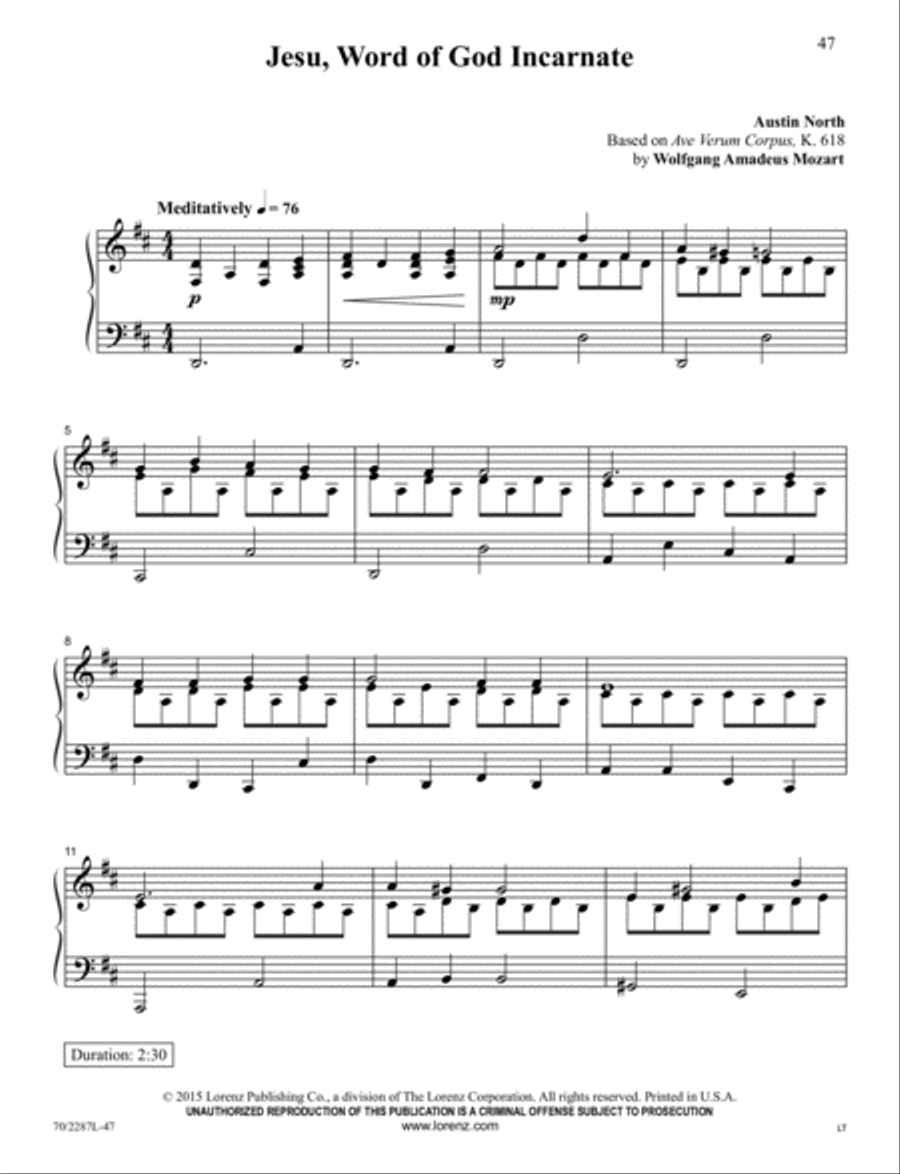 Glorious Morning! Glorious Morning! Piano Solo scores gallery preview page 18
