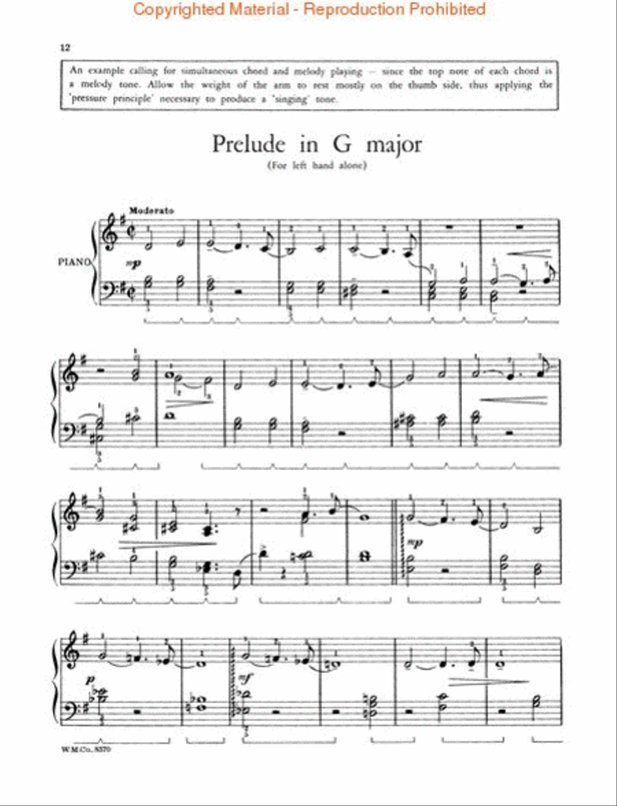 For Left Hand Alone – Book 2 Piano Method scores gallery preview page 4