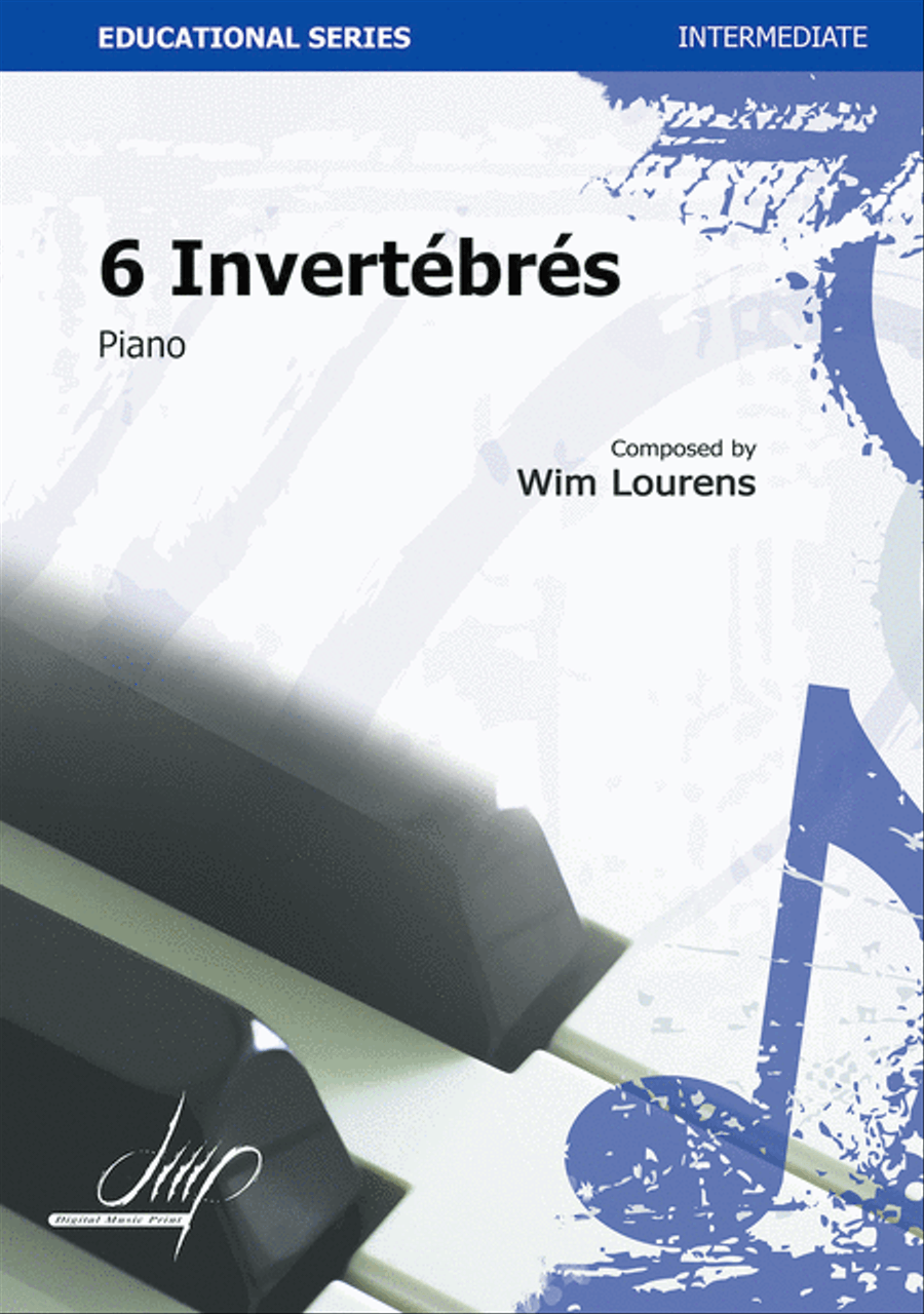 6 Invertébrés Piano Solo scores gallery preview page 1