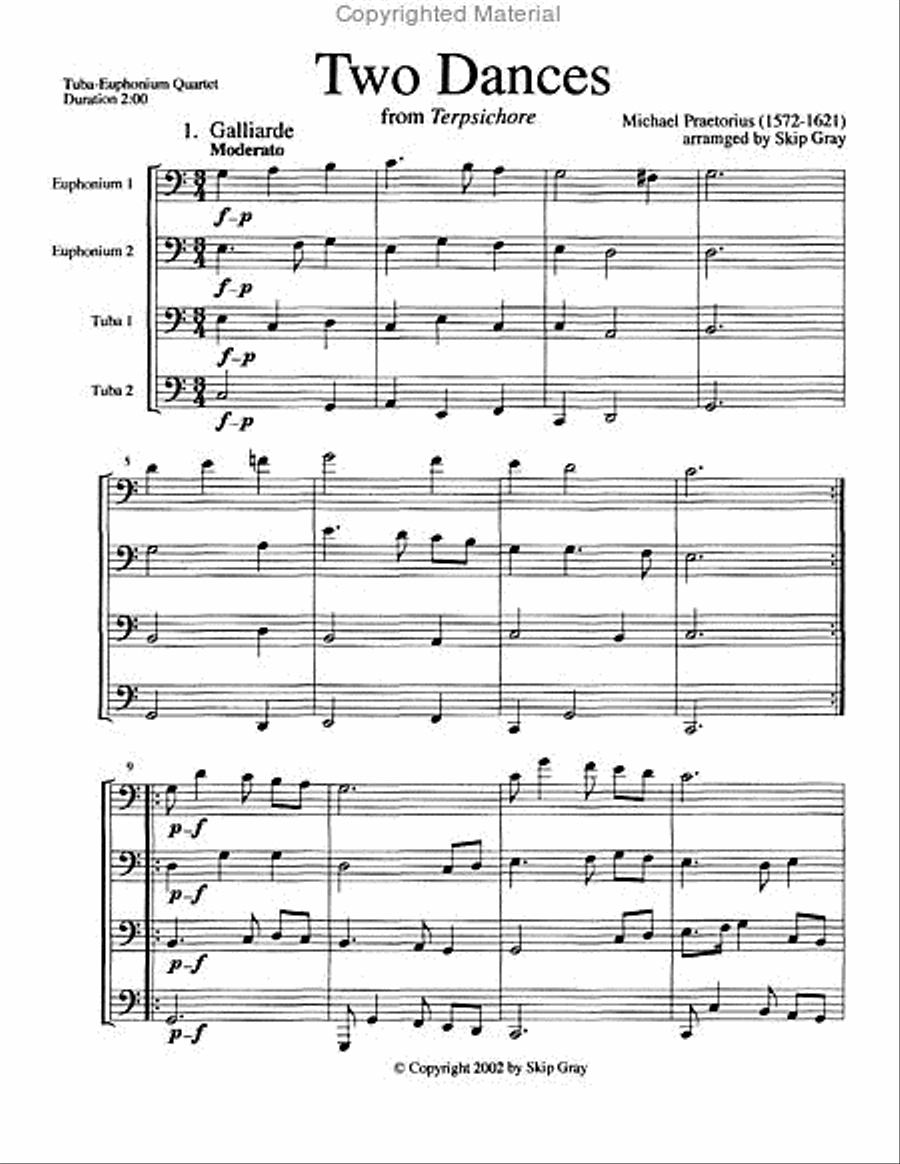 Concert and Contest Collection for Tuba-Euphonium Quartet EETT scores gallery preview page 4