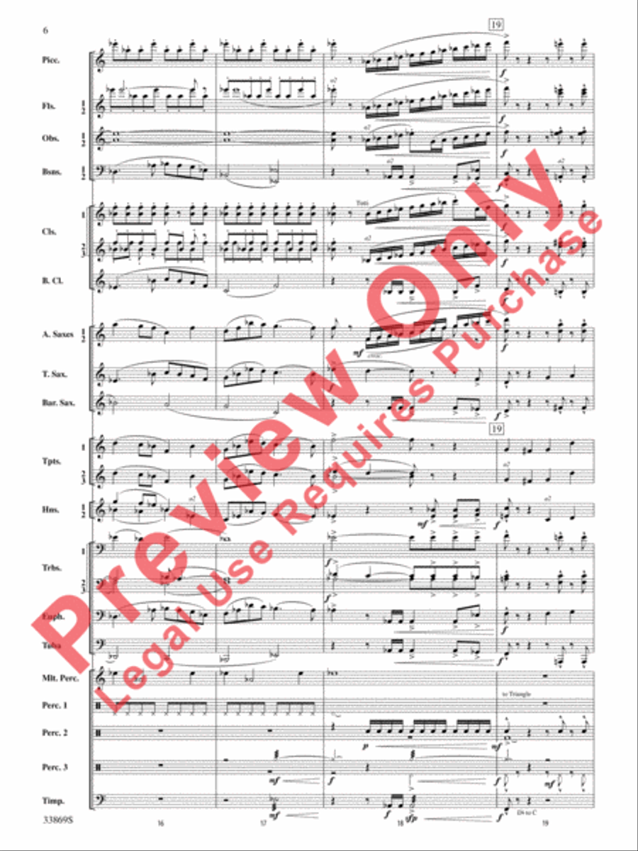 Mt. Everest Concert Band scores gallery preview page 7