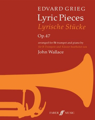 Book cover for Grieg - Lyric Pieces Op 47 Trumpet/Piano