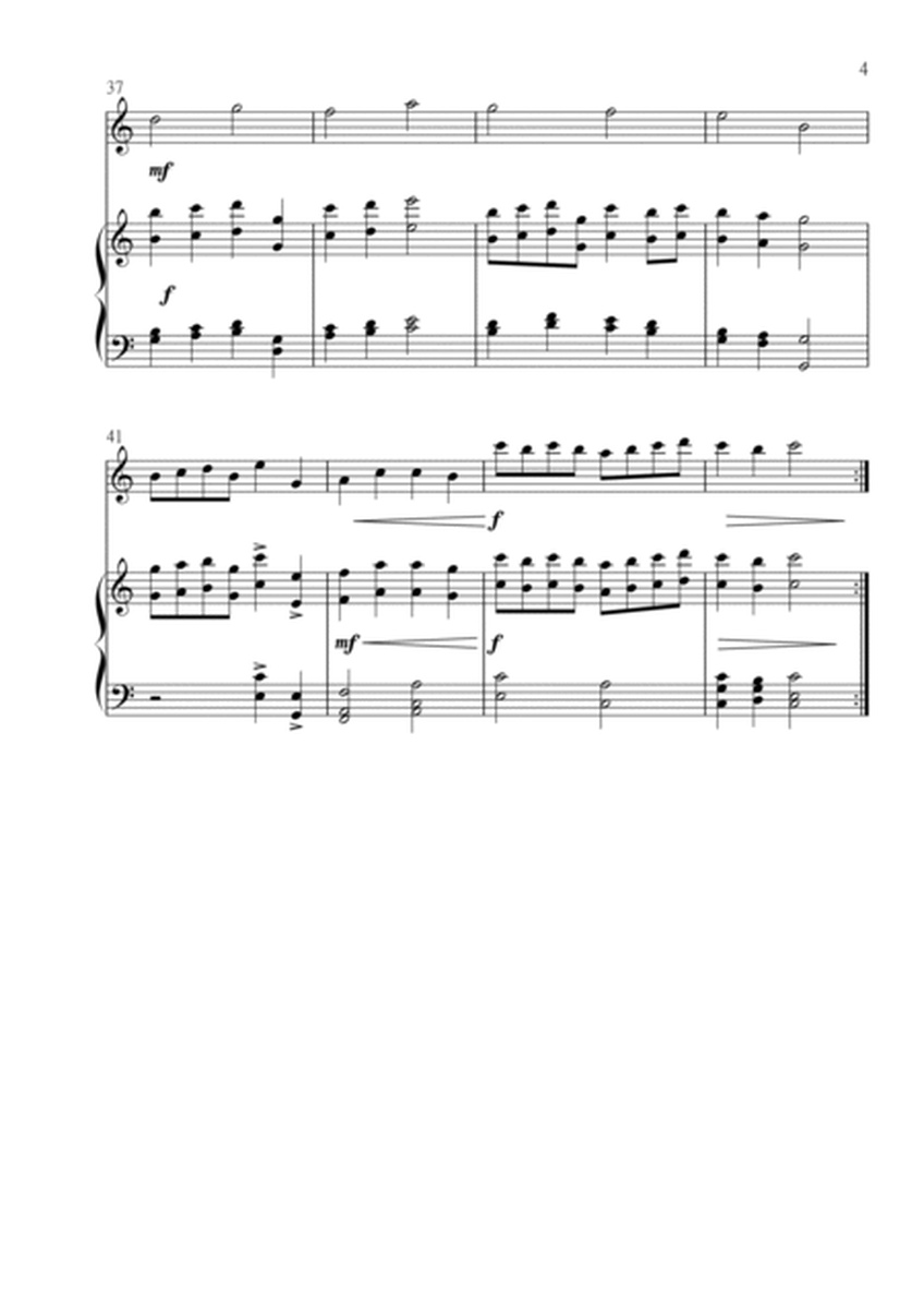 Christ the Lord is Risen Today (Jesus Christ is Risen Today) for Flute and Piano in C major. Interme image number null