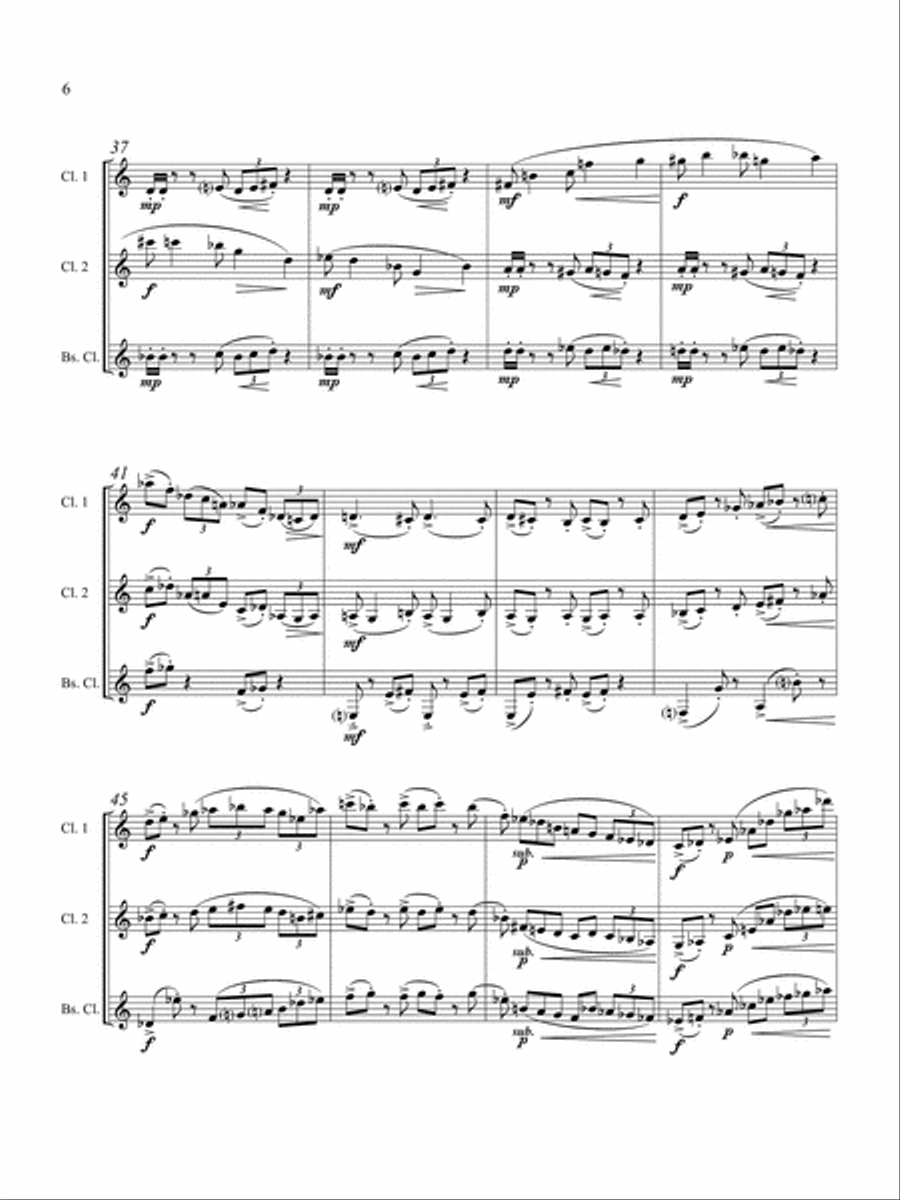 Three for Three Bassoon scores gallery preview page 6
