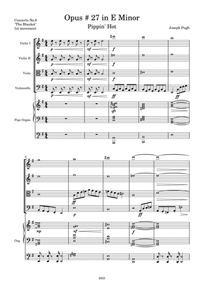 Concerto #8 "Opus #27 in E Minor" 1st movement
