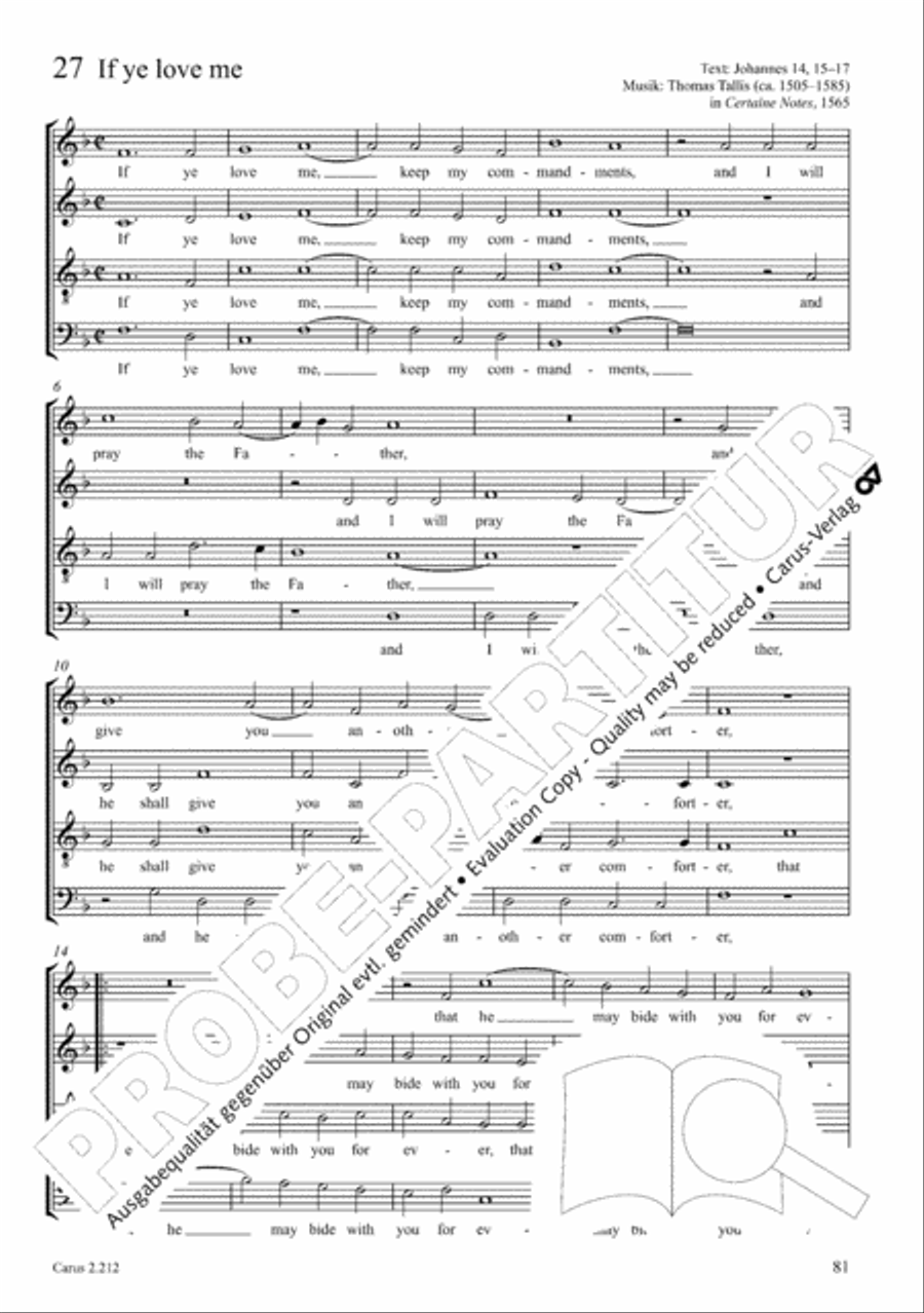 Love songs. Choral collection with CD 4-Part scores gallery preview page 73