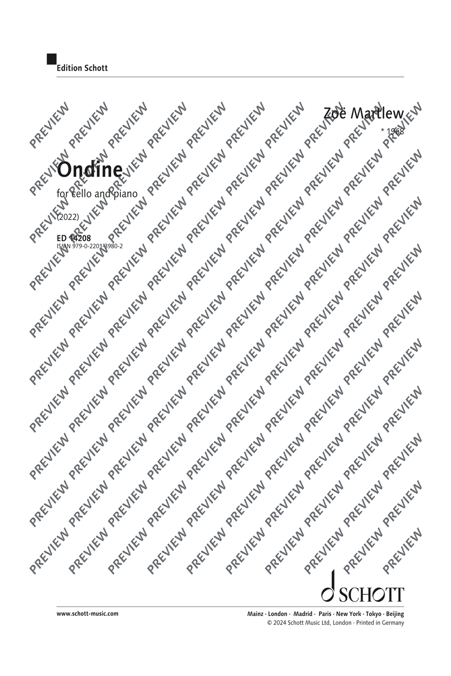 Ondine Piano Accompaniment scores gallery preview page 2
