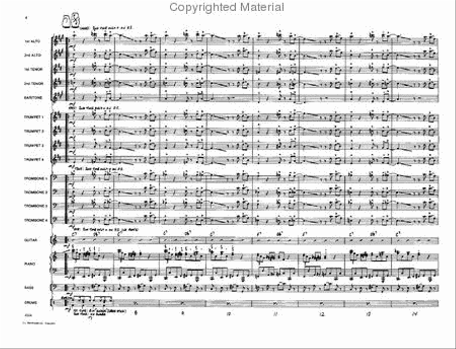 Piano Power Jazz Ensemble scores gallery preview page 3